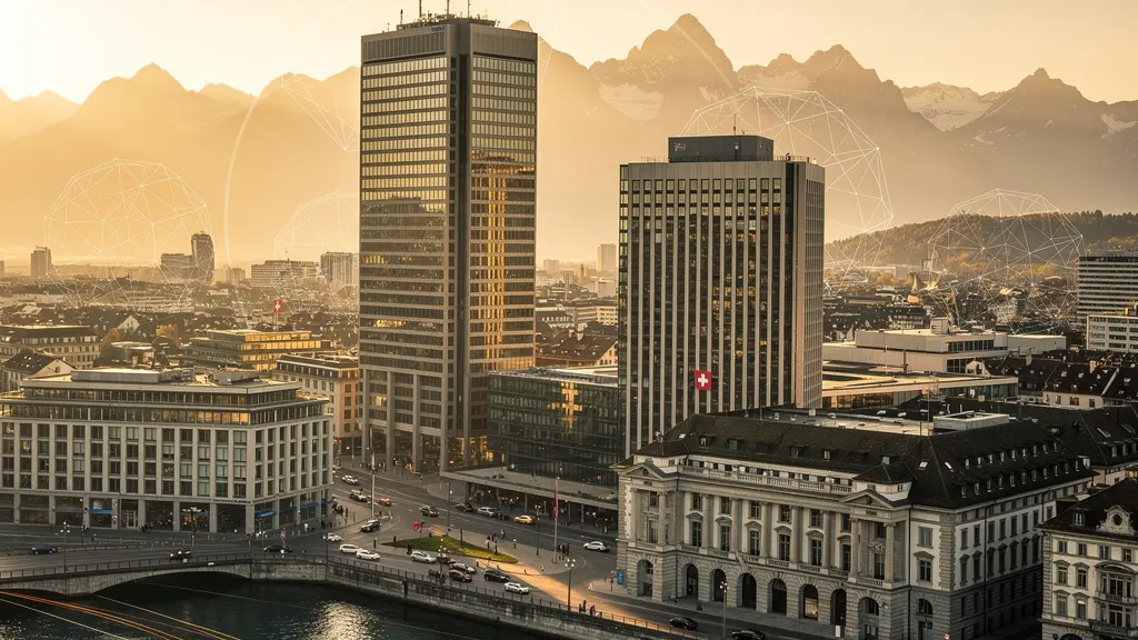 Zukunftsvision der Bankgeschäfte mit Crypto Valley Technologien