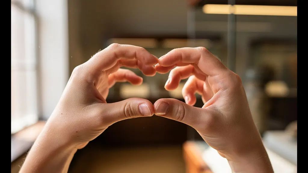 Nahaufnahme von Kinderhänden beim virtuellen Berühren eines historischen Objekts